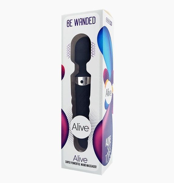 Alive Be Wanded чорний в упаковці &mdash; секс-іграшка для яскравих оргазмів