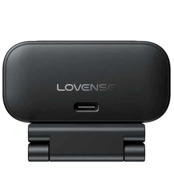 Задній вигляд Lovense WebCam 2 4K, логотип і порт USB Type-C