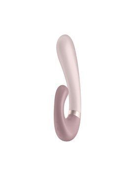 Бежевий Satisfyer Heat Wave з кнопками управління &mdash; зручний, інтуїтивний контроль задоволення