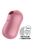 Вакуумний вібратор Satisfyer Cotton Candy - пристрій рожевого кольору у формі льодяника з товстим вібруючим кінчиком.
