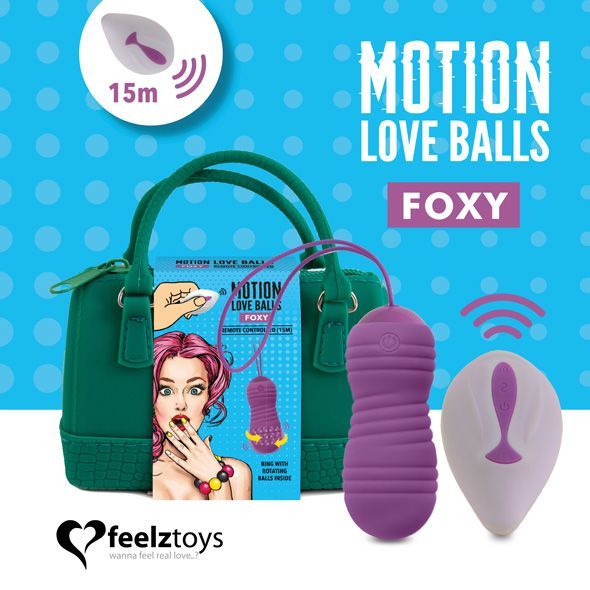 FeelzToys Motion Love Balls Foxy - ваше квітуче задоволення у 7 різних режимах!