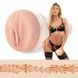 Мастурбатор Fleshlight Bonnie Blue 1K &mdash; крупний план входу, промо-зображення та розріз внутрішнього каналу