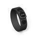 Чорне силіконове ерекційне кільце HERO RING у профіль &mdash; еластичність і міцність