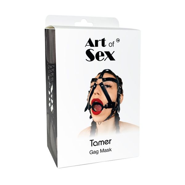 Стильний дизайн та комфорт – кляп-маска Art of Sex - Tamer у всій красі!