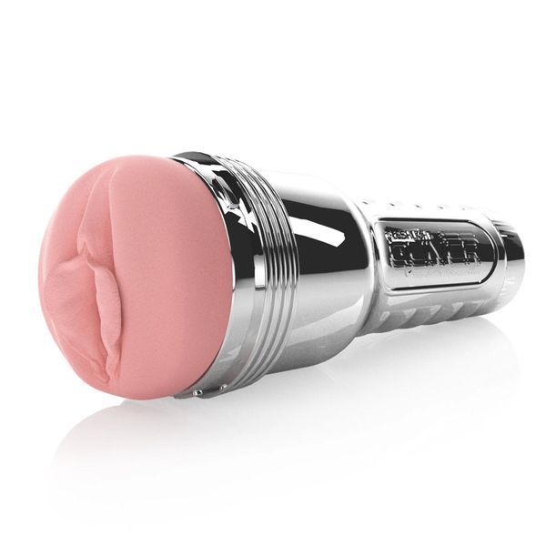 Мастурбатор вагіна Fleshlight Pink Quiver з реалістичним рожевим входом крупним планом