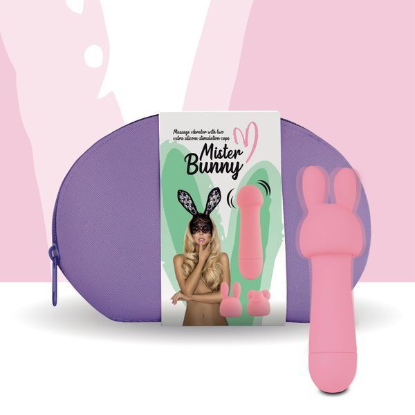 Віброкуля FeelzToys Mister Bunny у рожевому кольорі &ndash; компактна, потужна, стильна