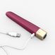 Бордова віброкуля Delight Me з USB-кабелем &mdash; зручна зарядка для безперервної насолоди