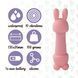 Віброкуля Mister Bunny рожевого кольору &ndash; 10 режимів вібрації, преміум силікон