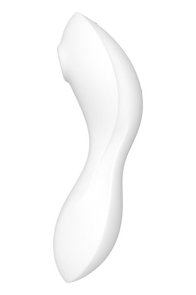 Сатисфаєр Curvy Trinity 5 володіє унікальною технологією вакуумної стимуляції, яка ніжно та потужно масажує ваші найчутливіші точки. Це справжнє диво-гаджет, який зачаровує своїм неймовірними 12 режимами вібрації. Від ніжного шепоту до потужного грому, ви