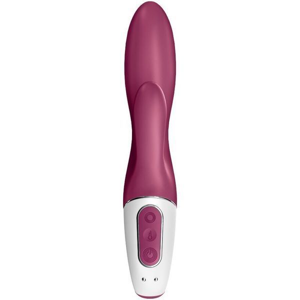Вібратор Satisfyer Heated Affair із кліторальним стимулятором і кнопками керування