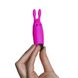 Це зображення демонструє популярний кишеньковий вібратор у формі кролика - Pocket Vibe Rabbit. Його яскравий дизайн та компактні розміри роблять його ідеальним компаньйоном для задоволення вашої сексуальної тяги в будь-який час. На передній панелі вібрато
