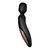 Чорний Satisfyer Wand-erland, інший бік ручки з декоративною вставкою під рожеве золото