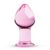 Чудовий рожевий скляний анальний стимулятор виглядає неперевершено, ідеально підкреслюючи стиль і фантазію.