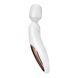 Вібратор-мікрофон Satisfyer Wand-erland білий, фронтальний вид повнорозмірного wand-масажера