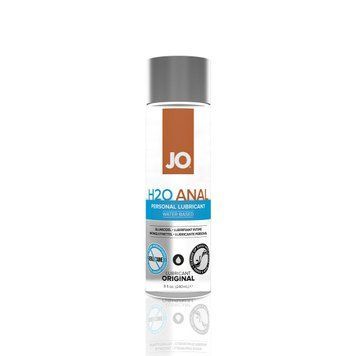 Анальна змазка System JO ANAL H2O — ORIGINAL у флаконі 240 мл, преміум мастило на водній основі для глибокого ковзання без липкості