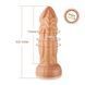 Hismith Monster Series Slightly Curved &mdash; фентезійний фалоімітатор для секс-машини, розміри 8.25" загальна / 7" вводима / 6.9" обхват, вага 1.11 lb, тілесний.